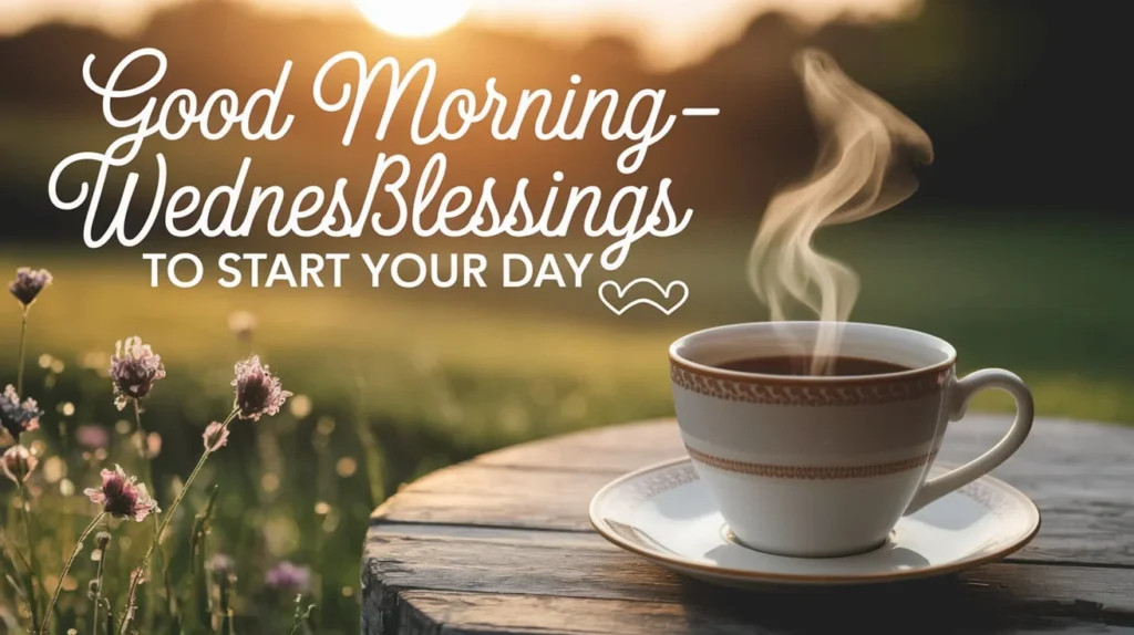Good Morning Wednesday Blessings to Start Your Day 🌞☕