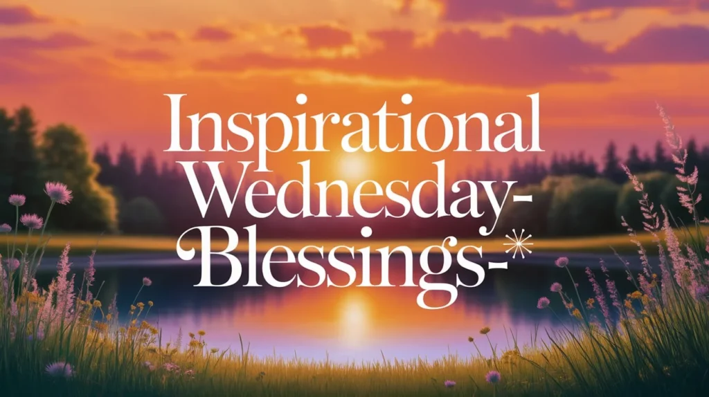 Inspirational Wednesday Blessings 🌞🌟