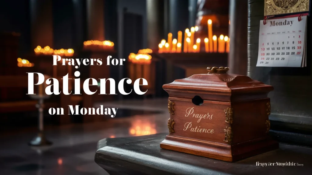 Prayers for Patience on Monday