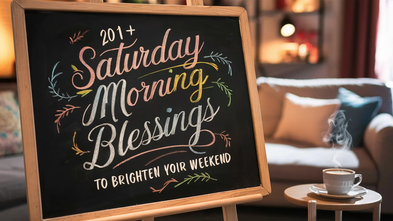 Saturday morning blessings