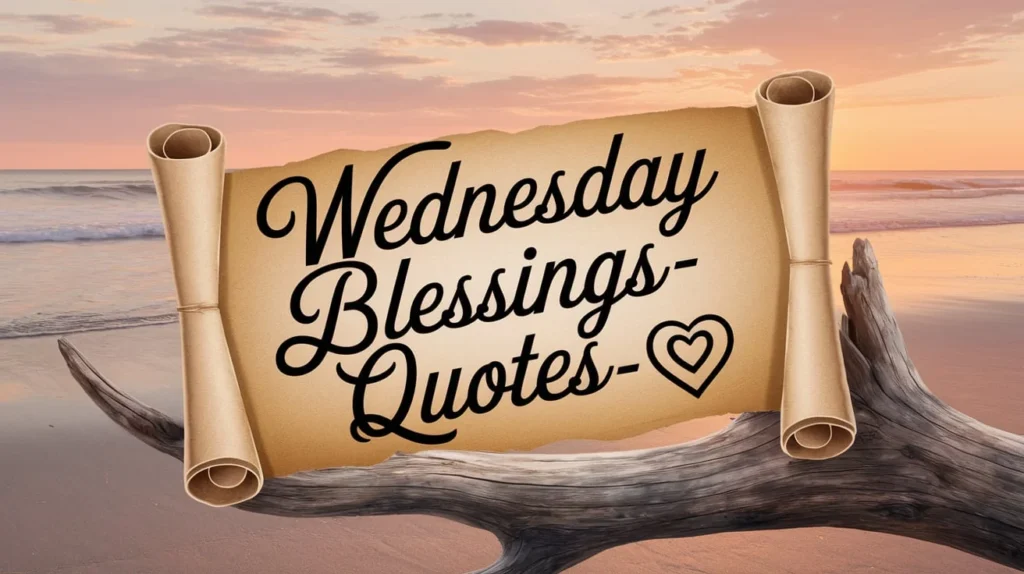 Wednesday Blessings Quotes 🌟📜