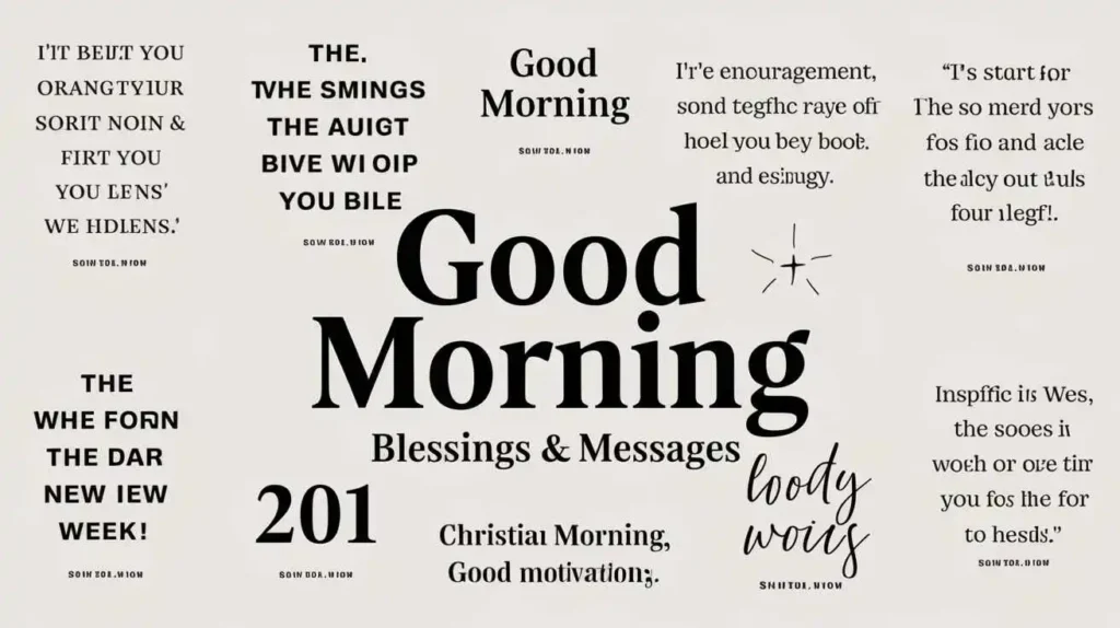 Powerful Christian Good Morning Blessings And Messages
