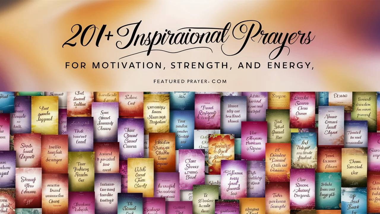 Inspirational prayers