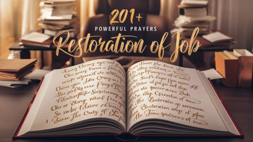 Prayers for Restoration of Job