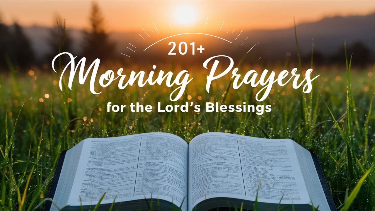 Morning Prayers For The Lord’s Blessings