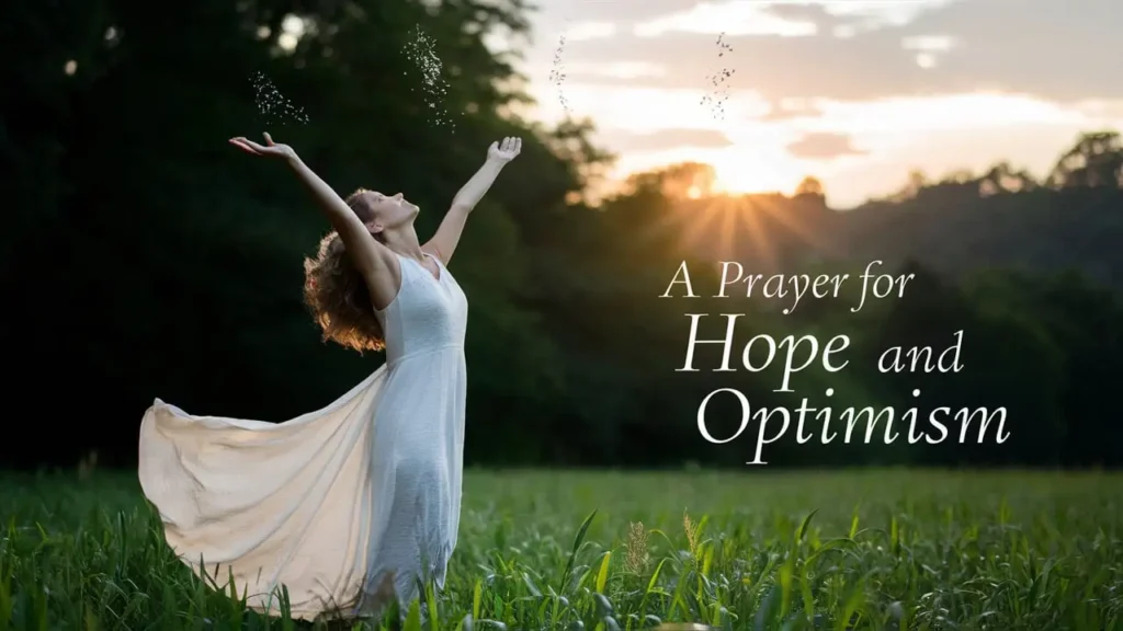 A Prayer for Hope and Optimism