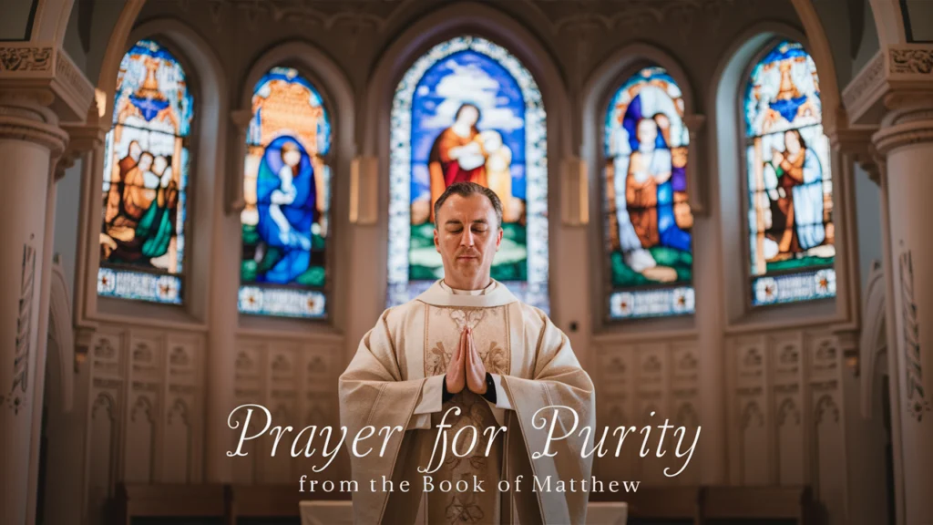 Prayer for Purity from the Book of Matthew