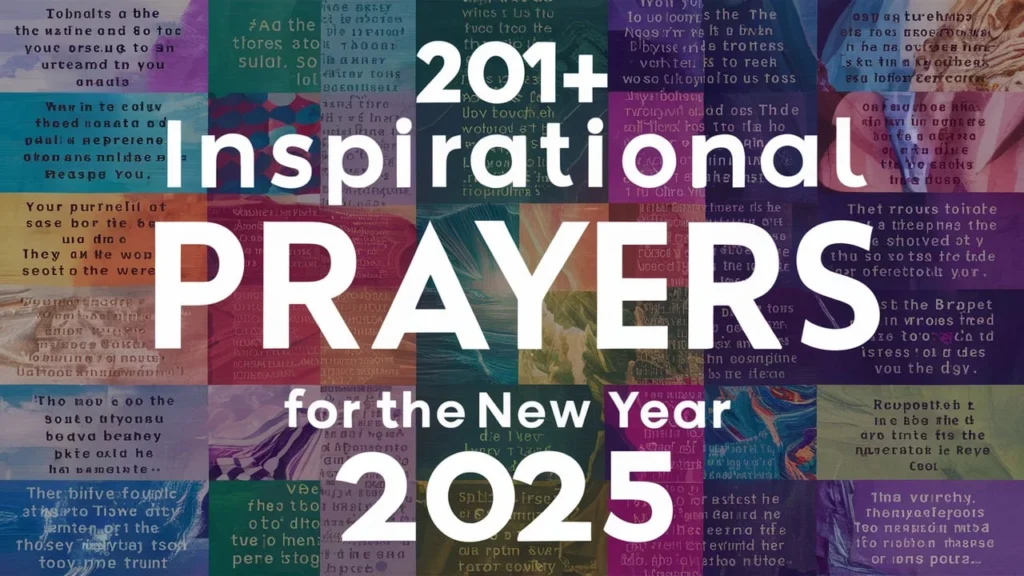 Prayers for the new year