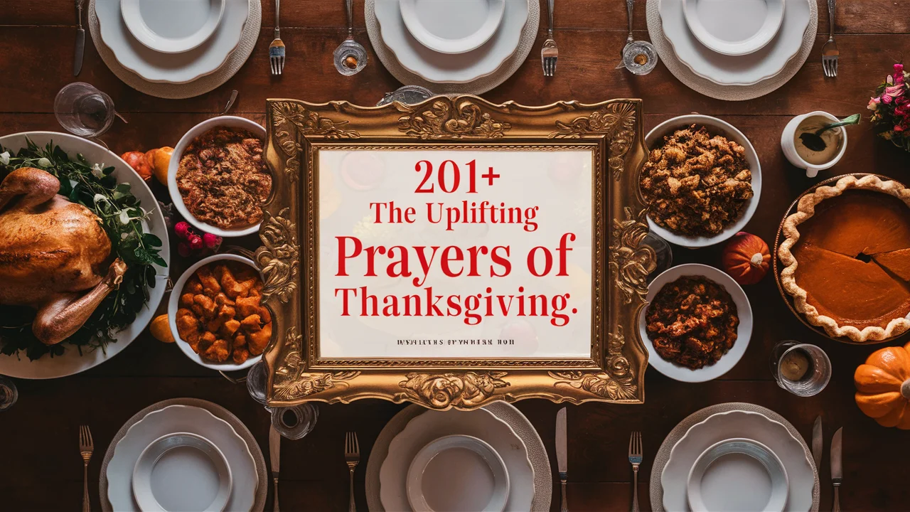 The Uplifting Prayers of Thanksgiving