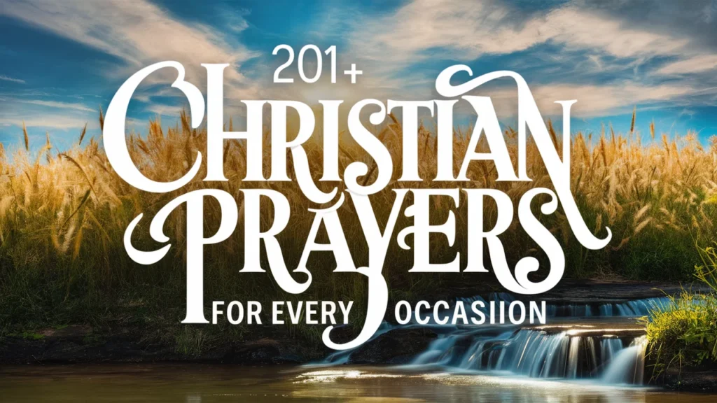 Christian Prayers for Every Occasion