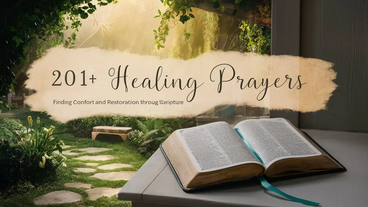 Healing Prayers: Finding Comfort and Restoration Through Scripture