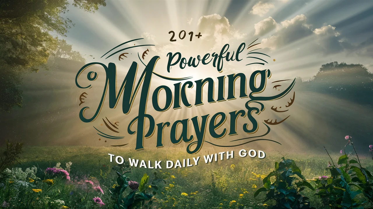 Powerful Morning Prayers to Walk Daily with God