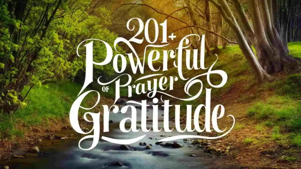 Powerful Prayer of Gratitude