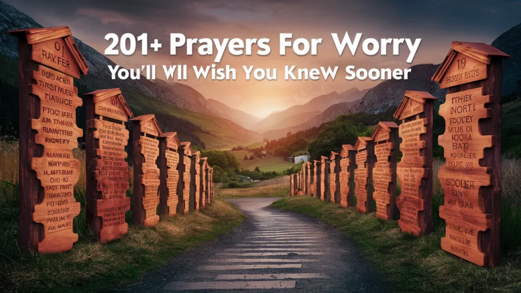 Prayers for Worry You’ll Wish You Knew Sooner