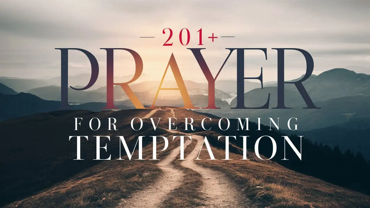 Prayer For Overcoming Temptation