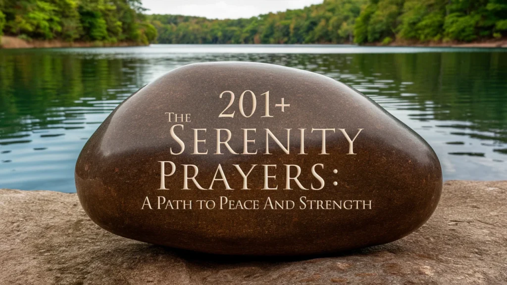 The Serenity Prayers: A Path to Peace and Strength