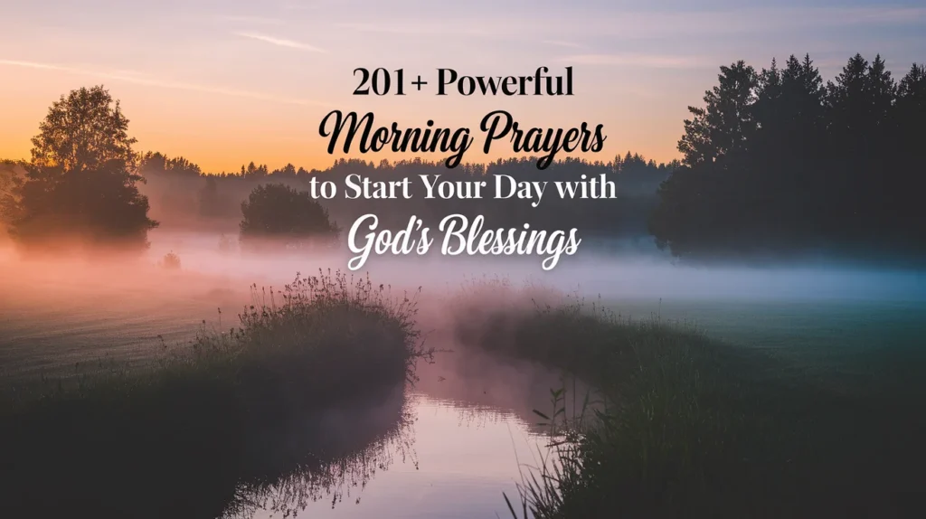 Morning Prayers to Start Your Day with God’s Blessings