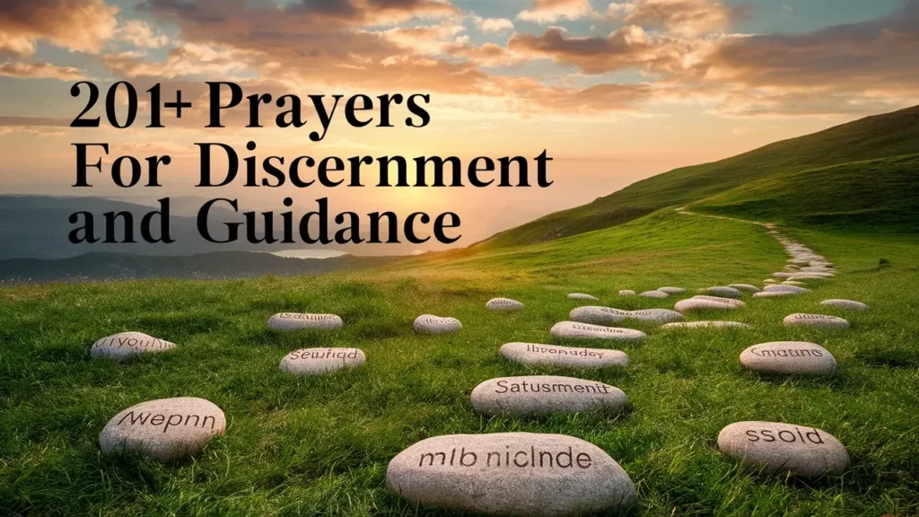 Prayers for Discernment and Guidance
