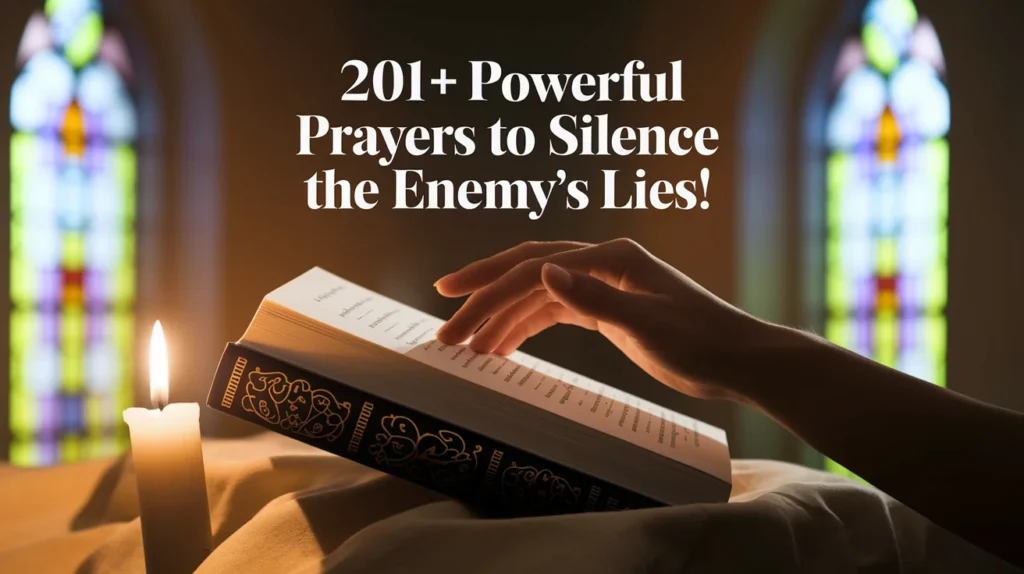 Powerful Prayers to Silence the Enemy’s Lies!