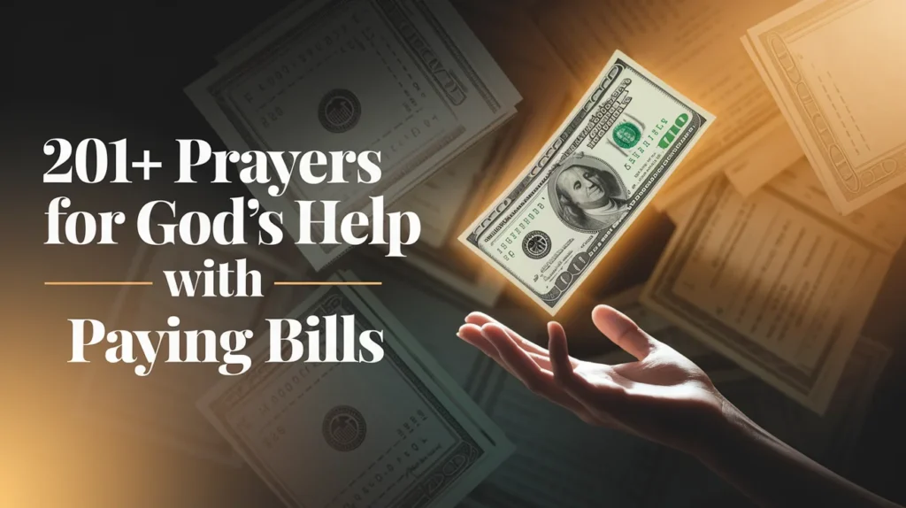 Prayers for God’s Help With Paying Bills