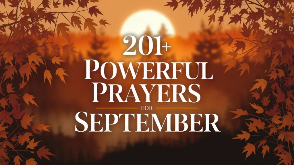 Powerful Prayers For September