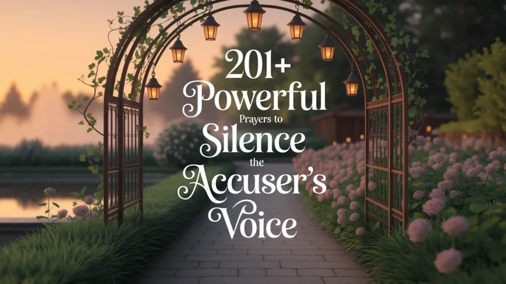 Powerful Prayers to Silence The Accuser’s Voice
