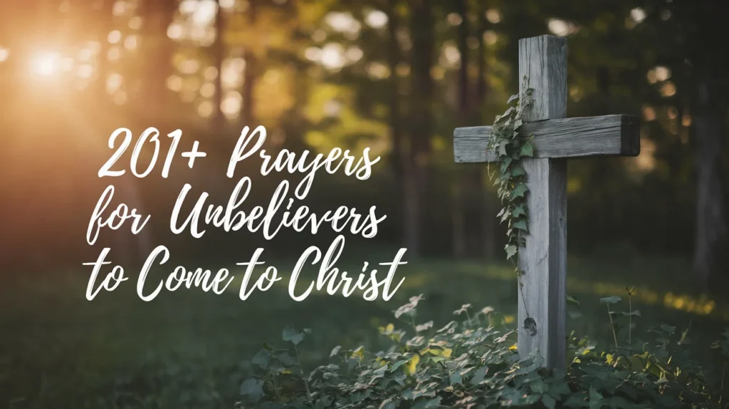 Prayers for Unbelievers to Come to Christ