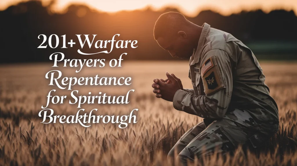 Warfare Prayers of Repentance for Spiritual Breakthrough