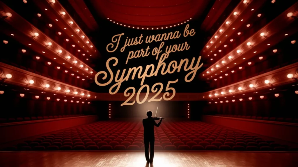 I Just Wanna Be Part of Your Symphony