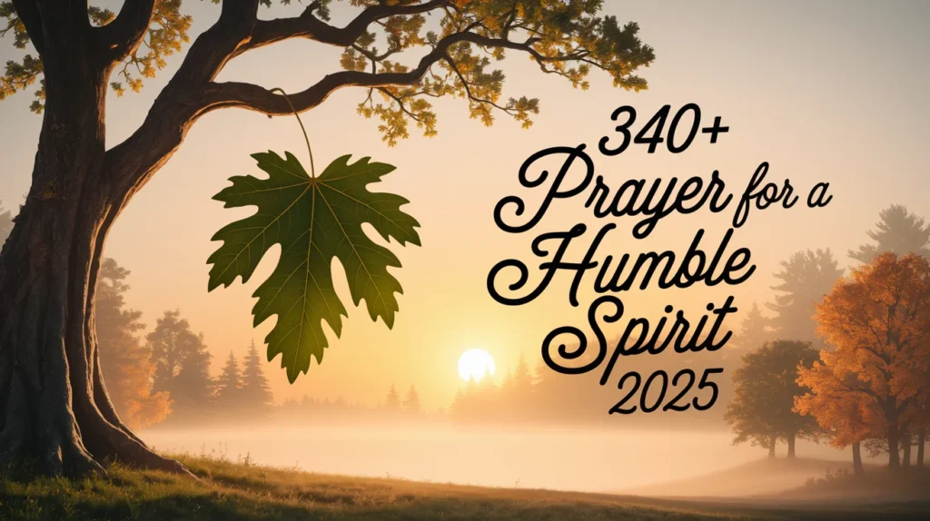 Prayer For A Humble godly Spirit