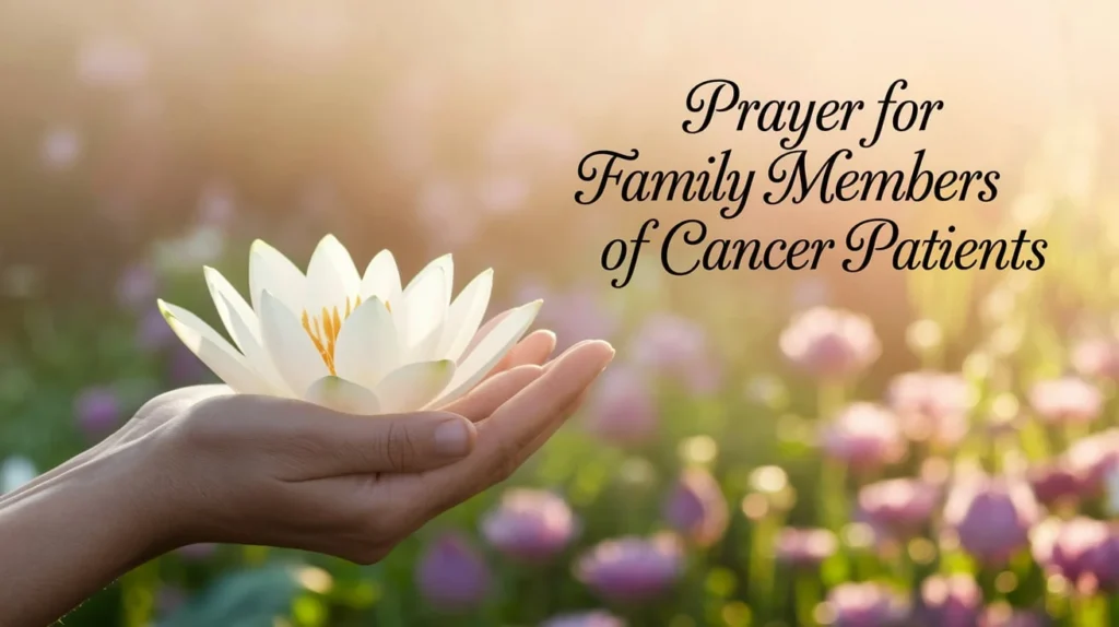 Prayer for Family Members of Cancer Patients