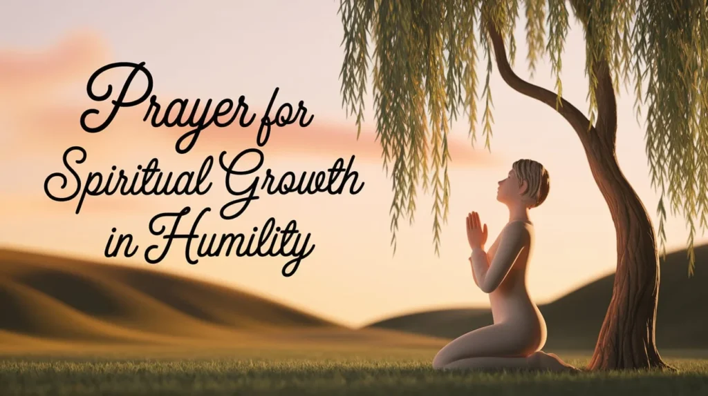 Prayer for Spiritual Growth in Humility