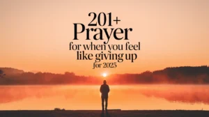 Prayer For When You Feel