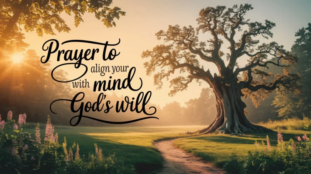 Prayer to Align Your Mind