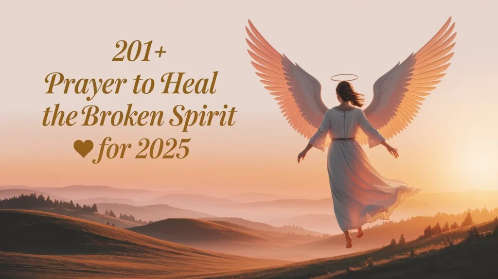 Prayer To Heal The Broken Spirit