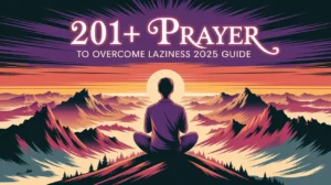 Prayer To Overcome Laziness