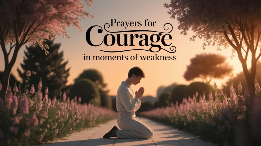 Prayers for Courage in Moments of Weakness