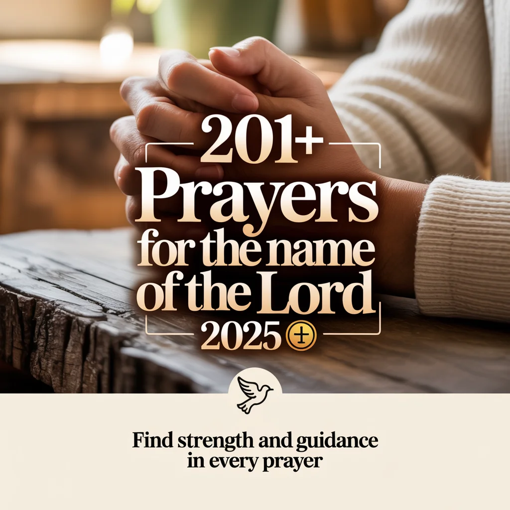 Prayers for The Name of the Lord