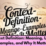 Context Definition: Meaning, Usage, Examples, and Why It Matters