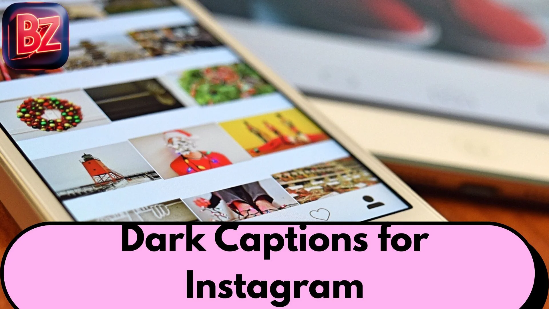 Dark Captions for Instagram